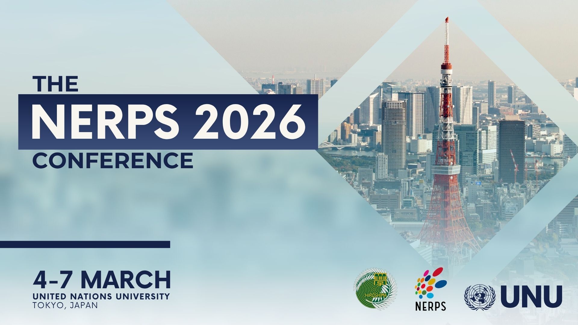 The NERPS 2026 Conference in Tokyo 開催に伴い、アブストラクトを募集しています! The NERPS 2026 Conference in Tokyo 開催に伴い、アブストラクトを募集しています!